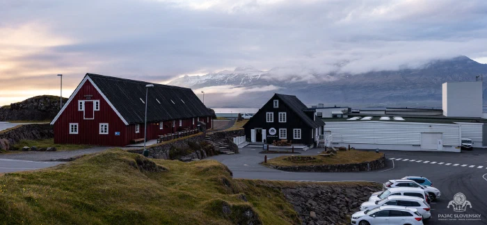 An east-fjords fishing village in the endless dusk of June