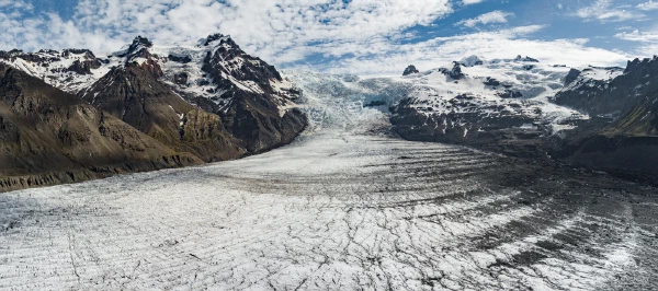 The Farthest Frame: 3.65 Kilometres Over Svínafellsjökull