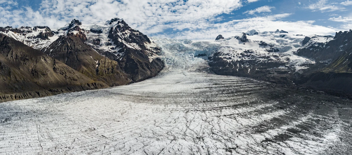 The Farthest Frame: 3.65 Kilometres Over Svínafellsjökull