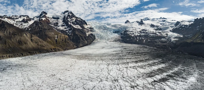 The Farthest Frame: 3.65 Kilometres Over Svínafellsjökull