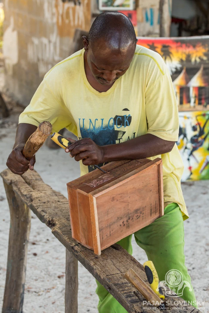 Turning the chest to bring a new panel under the blade