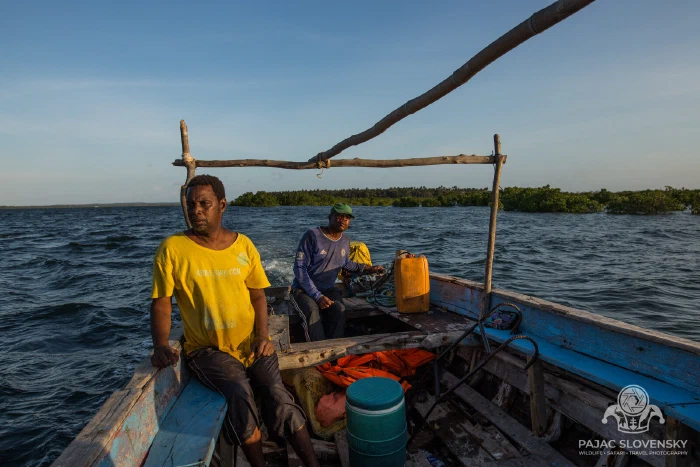 Our boatman on the crossing home