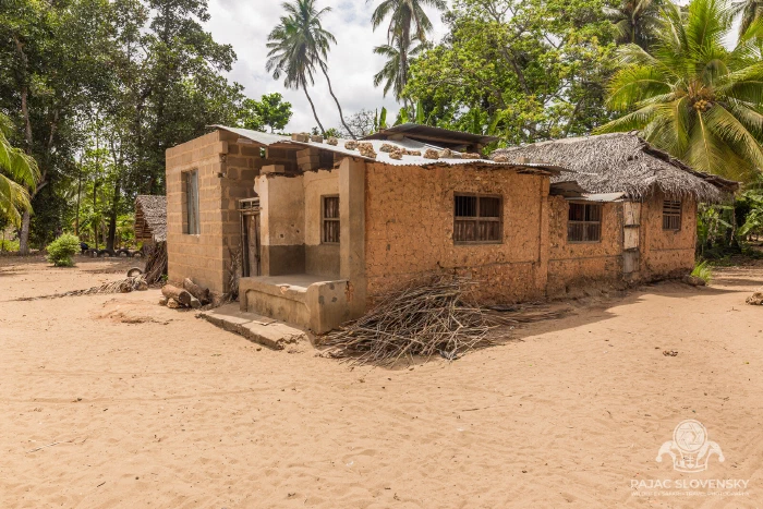 A quiet lane through the heart of Uzi village