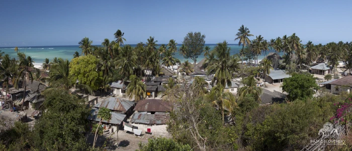 The Kiwengwa coastline panorama from the ZanView terrace